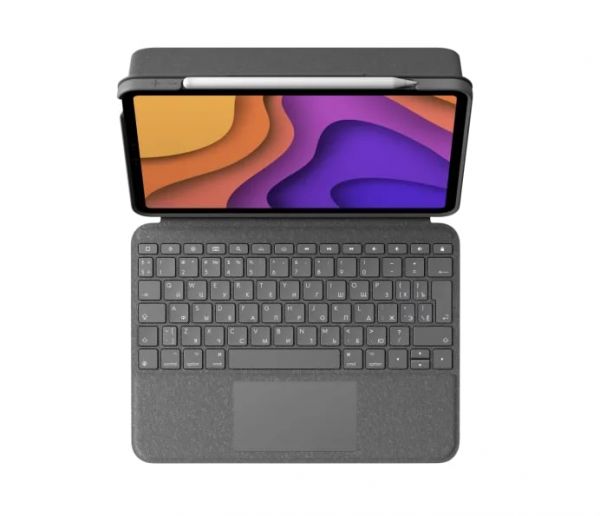 Клавиатура беспроводная Logitech FOLIO TOUCH черный
