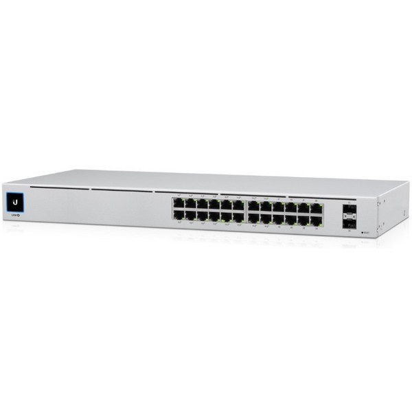 Коммутатор Ubiquiti UniFi Switch 24 PoE 26x10/100/1000 Мбит/сек, управляемый USW-24-POE