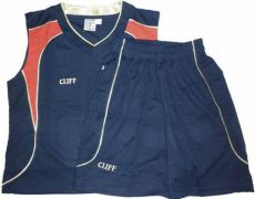 Комплект баскетбольной формы Cliff 501 4XL 52-54 Темно-синий