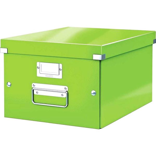 Короб архивный Leitz Click & Store 60440054 картон зеленый