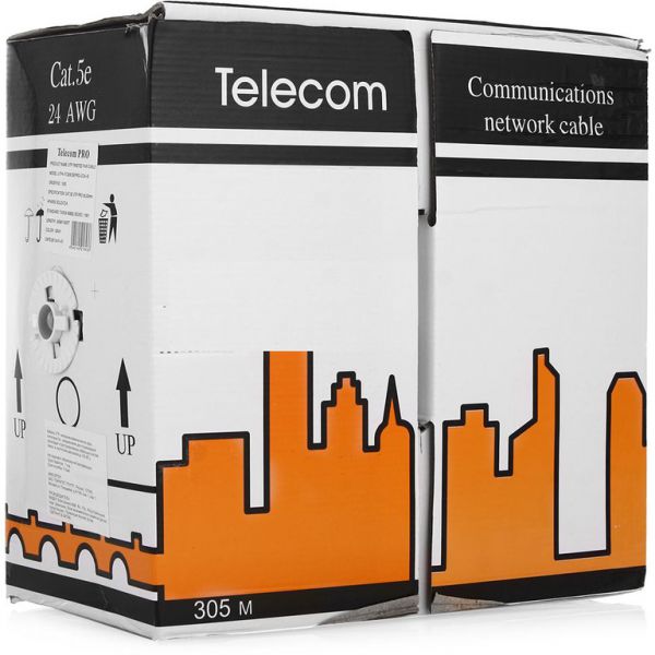 Сетевой кабель Telecom UTP4-TC305C5EPRO-CCA-IS 305м