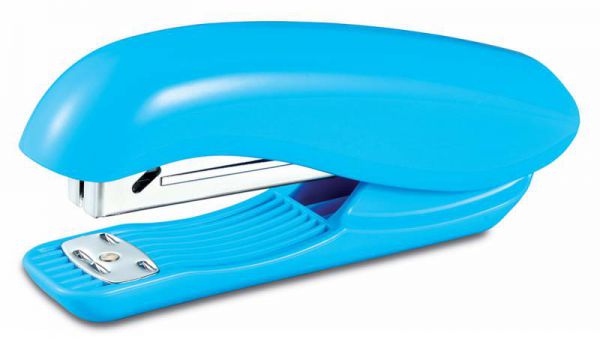 Степлер KW-trio 5665blue Dolphin Half-strip 24/6 до 20 листов 150 скоб голубой