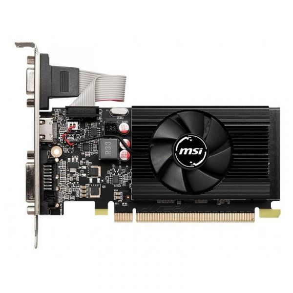 Видеокарта MSI NVIDIA GeForce GT 730 (N730K-2GD3/LP) N730K-2GD3/LP, 2 Гб, GDDR3